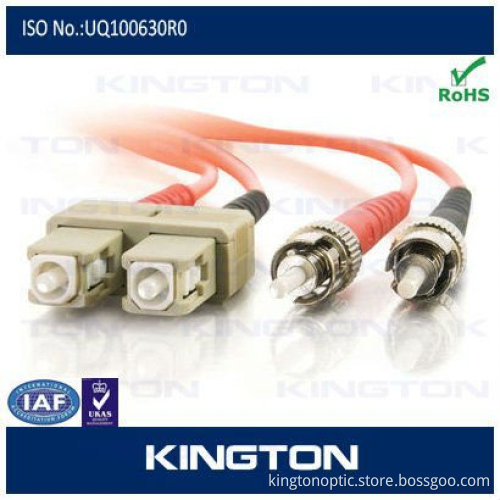 fiber optic sc-st mm duplex patch cord